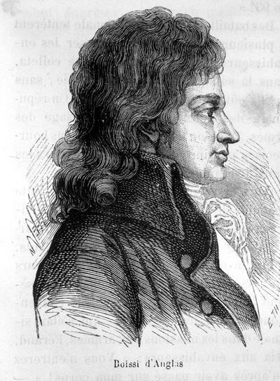 صورة لفرانسوا أنطوان ، كونت بواسي دانجلاس (1756-1826) ، سياسي فرنسي - في "تاريخ فرنسا" بقلم هنري مارتن بواسطة المدرسة الفرنسية