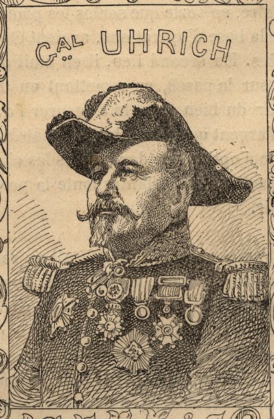 بورتريه للجنرال الفرنسي جان جاك أوريش - 1870-1871 (نقش) بواسطة المدرسة الفرنسية