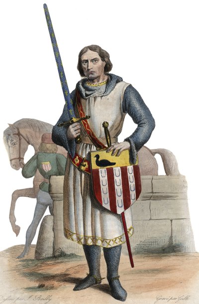 صورة لـ Gaucher V de Chastillon (c.1249-1329) ، كونستابل فرنسا. بواسطة المدرسة الفرنسية