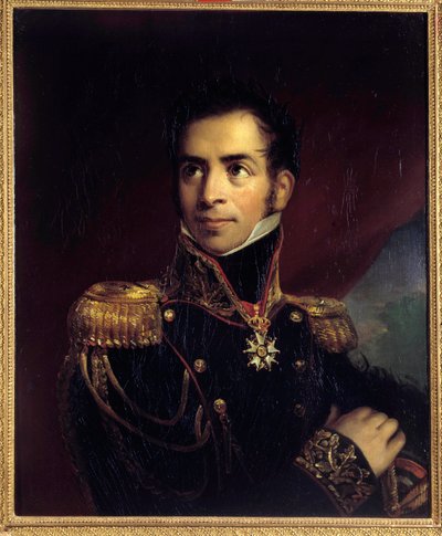 صورة للجنرال بارون جورجود (1783-1852) لوحة مجهولة المصدر. القرن ال 19. إيل دايكس ، متحف نابليون بواسطة المدرسة الفرنسية
