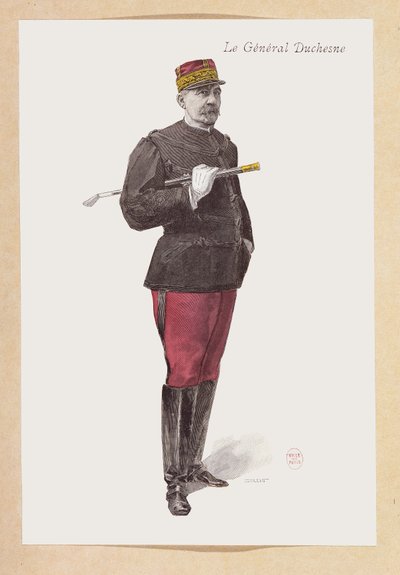 صورة للجنرال جاك دوتشيسن (1837-1918) (نقش) بواسطة المدرسة الفرنسية