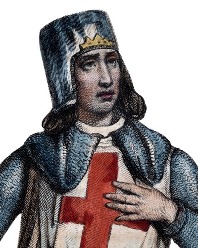 صورة لجيفري من فيلهاردوين (1150-1228) ، مؤرخ فرنسي وفارس. بواسطة المدرسة الفرنسية