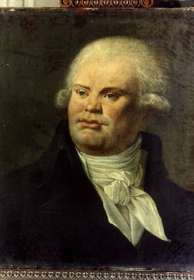 صورة لجورج جاك دانتون (1759 - 1794). لوحة مجهولة من المدرسة الفرنسية. متحف كارنافاليت ، باريس. بواسطة المدرسة الفرنسية