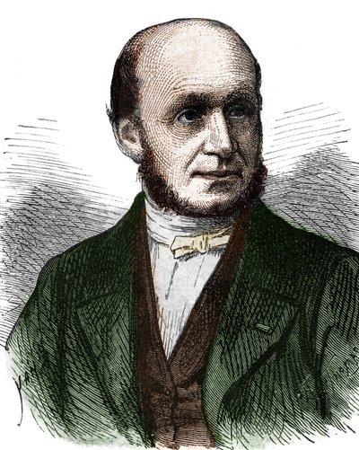 صورة لغيوم بنجامين دوشين دو بولوني (1806 - 1875) ، طبيب فرنسي - في ألبوم دي لا ساينس ؛ علماء لامعون الاكتشافات الكبرى ”” “1896. بواسطة المدرسة الفرنسية