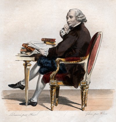صورة لغيوم كريتيان دي لاموينون دي ماليشيربيس (1721-1794) ، رجل دولة ووزير فرنسي. بواسطة المدرسة الفرنسية