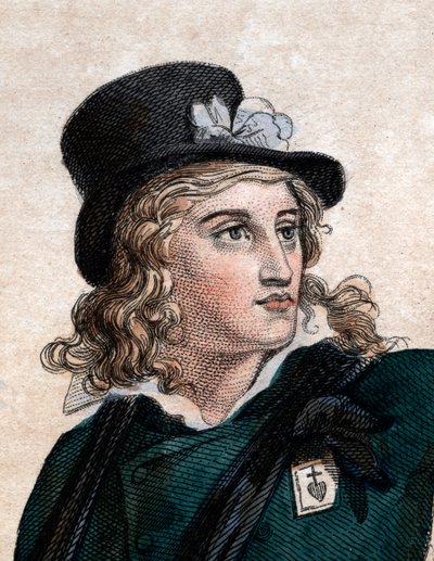 صورة لهنري دو فيرجير (Verger) ، كومت دي لاروشياكيلين (1772-1794) ، عام تمرد Vendean الملكي (الحرب في Vendee) خلال الثورة الفرنسية. بواسطة المدرسة الفرنسية
