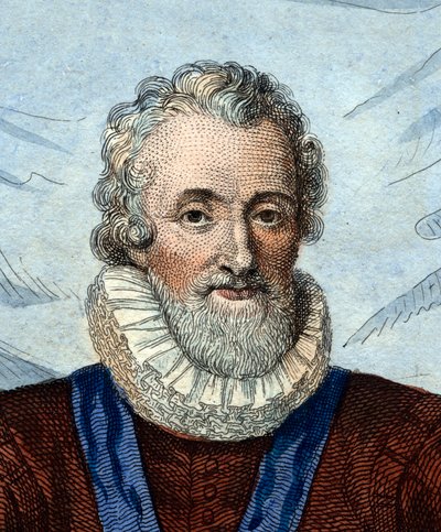 صورة لهنري الرابع (1553-1610) ، ملك فرنسا. بواسطة المدرسة الفرنسية