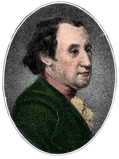 صورة هنري جيمس باي (1745-1813) الشاعر الإنجليزي. بواسطة المدرسة الفرنسية
