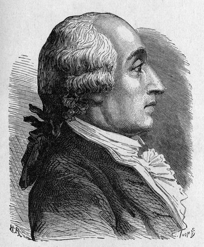 صورة لجاك ألكسندر سيزار تشارلز (1746 - 1823) ، عالم فيزياء فرنسي - في ألبوم العلوم ؛ علماء لامعون الاكتشافات العظيمة "" "1896. بواسطة المدرسة الفرنسية