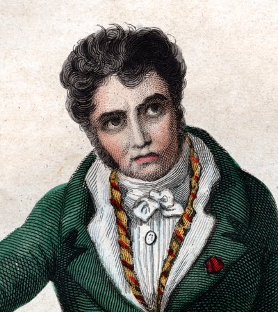 صورة لجاك لويس ديفيد (1748-1825) ، رسام فرنسي. بواسطة المدرسة الفرنسية