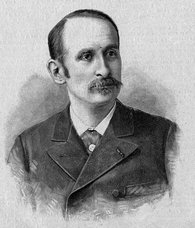 صورة جاك ماري يوجين جوديفروى كافينياك (جودفروي دي كافينياك ، جودفروي كافينياك) (1853-1905) ، سياسي فرنسي ، وزير الحرب في عام 1895. نقش في "الجريدة الرسمية للديوان" "في 14 نوفمبر 1895. بواسطة المدرسة الفرنسية