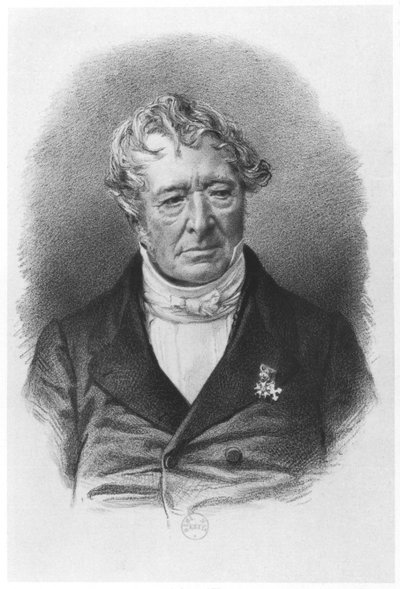 صورة لجان جاك شامبليون (1778-1867) تسمى Champollion-Figeac ، طبعها Lemercier & Co بواسطة المدرسة الفرنسية