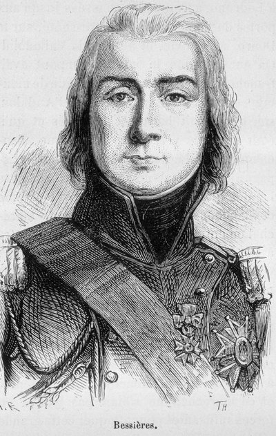 صورة جان بابتيست بيسيير ، دوق استريا ، مارشال فرنسا (1768 - 1813) ، قُتل عشية معركة ليتزن - في "تاريخ فرنسا" بقلم هنري مارتن بواسطة المدرسة الفرنسية