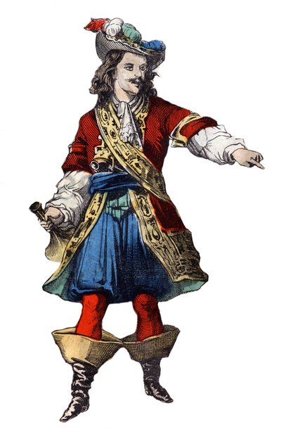 صورة جان بارت (1650 - 1702) ، قرصان فرنسي. تصوير إبينال من نهاية القرن التاسع عشر. بواسطة المدرسة الفرنسية