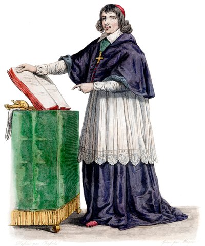 صورة جان فرانسوا بول دي جوندي (جوندي) (1614-1679) ، الكاردينال دي ريتز ، الأسقف الفرنسي المساعد. بواسطة المدرسة الفرنسية