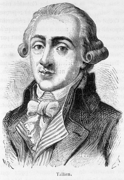 صورة جان لامبرت (جان لامبرت) تاليان ، سياسي فرنسي (1767-1820) - في "L'Histoire de France" "هنري مارتن بواسطة المدرسة الفرنسية