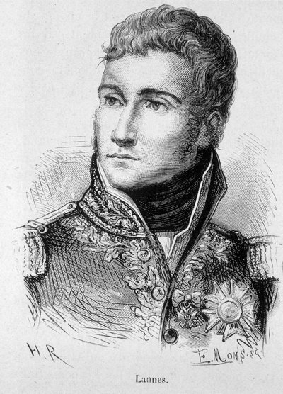 صورة جان لانز ، دوق مونتيبيلو ، مارشال فرنسا (1769 - 1809) - في "تاريخ فرنسا" بواسطة هنري مارتن بواسطة المدرسة الفرنسية