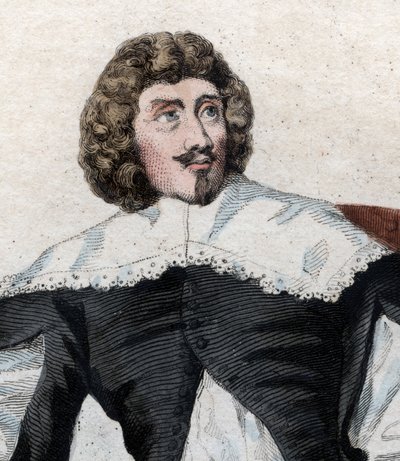 صورة جان لويس جويز دي بلزاك (1597-1654) ، مؤلف فرنسي. بواسطة المدرسة الفرنسية
