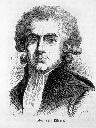 صورة جان بول رابوت سانت إتيان ، سياسي فرنسي (1743 - 1793) - في "L