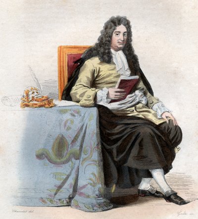 صورة جان راسين (1639-1699) ، كاتب مسرحي فرنسي. بواسطة المدرسة الفرنسية