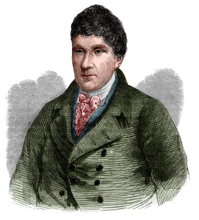 صورة جون ريني (1761-1821) ، مهندس مدني اسكتلندي. بواسطة المدرسة الفرنسية