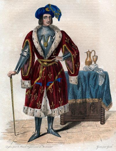 صورة جون أورليانز ، كونت دونوا (شرطي أورليانز) (1402-1468). بواسطة المدرسة الفرنسية