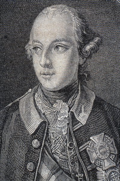 صورة جوزيف الثاني (1741-90) ملك ألمانيا من 1764 والإمبراطور الروماني المقدس من 1765 بواسطة المدرسة الفرنسية