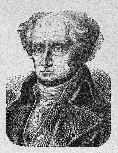 صورة لجوزيف جيروم سيميون (1749-1842) ، محامٍ وسياسي فرنسي نقش عام 1889. مجموعة خاصة. بواسطة المدرسة الفرنسية