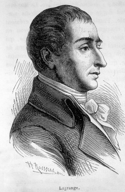صورة لجوزيف لويس ، كونت لاغرانج (1736-1813) ، عالم رياضيات فرنسي - في "L
