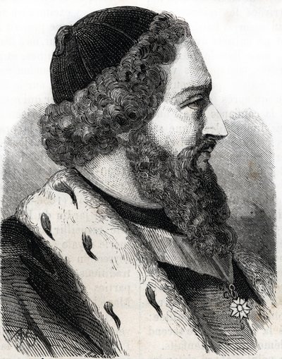 Portrait of Joseph Pitton de Tournefort (1656-1708) (engraving) بواسطة المدرسة الفرنسية