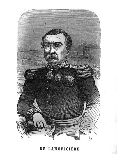صورة لجوزيف فانتيني ، ديت يوسف (1808-1866) ، جنرال فرنسي. نقش في "Les Illustrations De L'armee Francaise de 1789 a 1880" بواسطة المدرسة الفرنسية