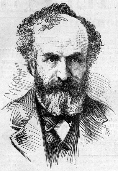 صورة لجول جانسين (1824-1907) ، عالم الفلك الفرنسي ، طريقة لرصد النتوءات الشمسية. نقش في "" Le Monde Illustré "" رقم 911 بتاريخ 26 سبتمبر بواسطة المدرسة الفرنسية