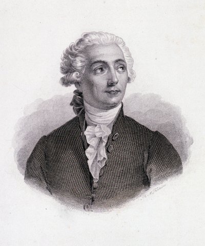 Portrait of Lavoisier بواسطة المدرسة الفرنسية