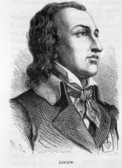 بورتريه ليسكيور ، طاه فيندي (1766 - 1793) - في "" تاريخ فرنسا "" هنري مارتن بواسطة المدرسة الفرنسية