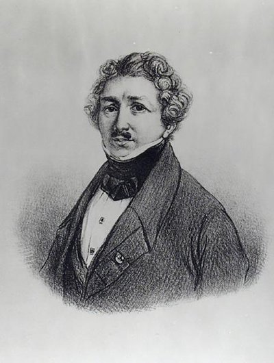 صورة لويس جاك داجير (1787-1851) بواسطة المدرسة الفرنسية