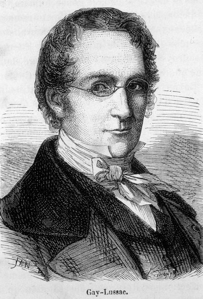 صورة لويس جوزيف جاي لوساك (لويس جوزيف جاي لوساك) (1778-1850) ، عالم فيزيائي وكيميائي فرنسي - في "L
