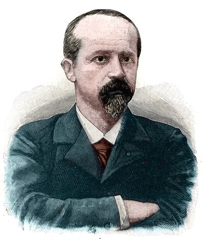 بورتريه لويس جان بابتيست ليبين (1846-1933) محامٍ وسياسي فرنسي مخترع مسابقة ليبين. بواسطة المدرسة الفرنسية