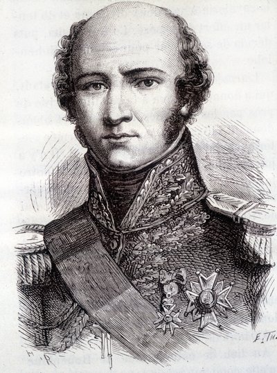 صورة لويس نيكولاس (لويس نيكولاس) دافوت ، ديت دافوت (1770-1823) ، دوق أويرستيدت ، أمير إكمول ، ماريشال فرنسا - في "L