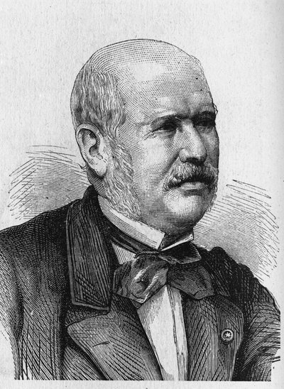 صورة شخصية لـ MFE Belgrand (1810 - 1878) - في "" ألبوم العلوم ؛ علماء لامعون الاكتشافات العظيمة "" "1896. بواسطة المدرسة الفرنسية