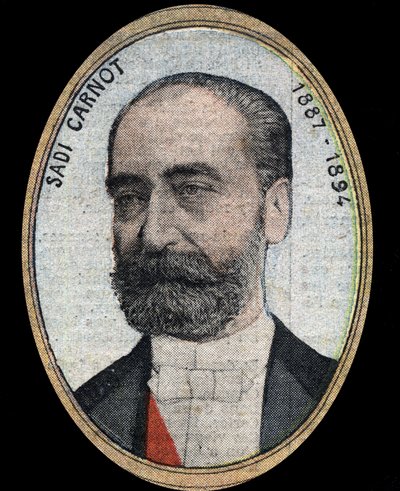 صورة لماري فرانسوا سعدي كارنو (1837-1894) ، رئيسة الجمهورية الفرنسية. بواسطة المدرسة الفرنسية