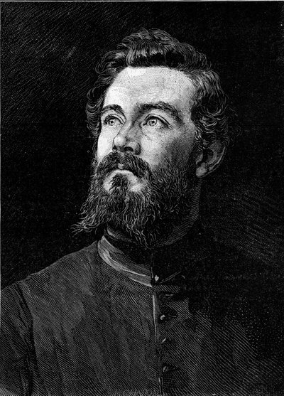 صورة ميشيل ألكسندر دبيزي (آبي دبيز) (1845-1879) ، رجل الكنيسة والرحالة الفرنسي. نقش في "" Le Monde Illustré "" رقم 1194 بتاريخ 14 فبراير 1880. بواسطة المدرسة الفرنسية