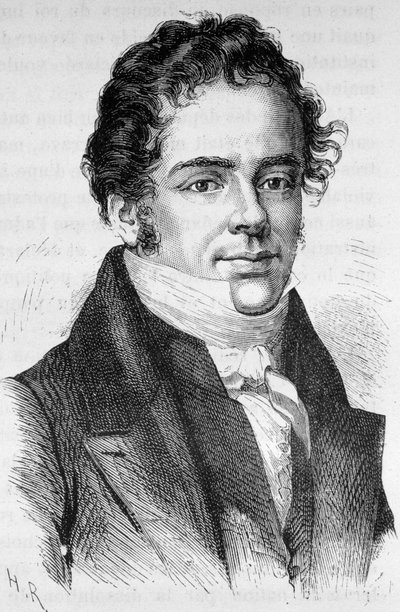 صورة لمونبل ، سياسي فرنسي (1787 - 1861) - في "L'Histoire de France" "هنري مارتن بواسطة المدرسة الفرنسية