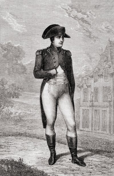 صورة لنابليون بونابرت ، من Histoire de la Revolution Française بواسطة Louis Blanc بواسطة المدرسة الفرنسية