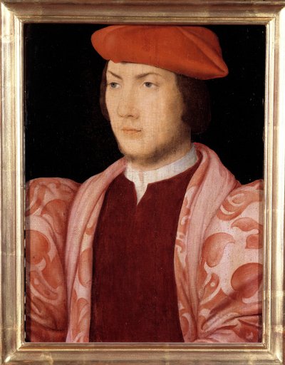 صورة لأوديت دي كوليجني ، كاردينال شاتيلون في عام 1534 (نجل جاسبار دي كوليني ، ماريشال من فرنسا وشقيق الأدميرال جاسبار دي كوليجني) (1517-1571) حوالي عام 1535 رسم المدرسة الفرنسية في القرن السادس عشر. خافت. 0،32 × 0،23 م. فرساي بواسطة المدرسة الفرنسية