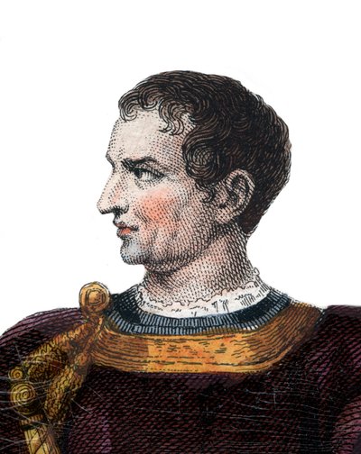 صورة لأوليفييه الخامس دي كليسون (1336-1407) ، شرطي فرنسي. بواسطة المدرسة الفرنسية