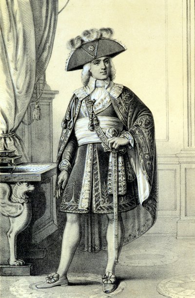 صورة لبول دي باراس (1755-1829) ، سياسي فرنسي. - في "" المعرض التاريخي للثورة الفرنسية "لألبرت مورين بواسطة المدرسة الفرنسية