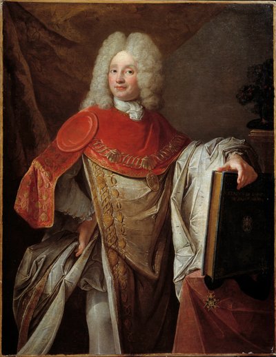 Portrait of Philippe Joseph Perrotin de Barmond, Chevalier de Saint Michel en grand costume de l