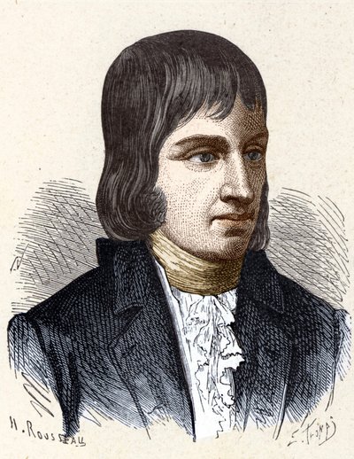 صورة لفيليب ليبون (1769 - 1804) ، مهندس وكيميائي فرنسي (مخترع إضاءة الغاز) - في ألبوم دي لا ساينس ؛ علماء لامعون الاكتشافات العظيمة "" "1896. بواسطة المدرسة الفرنسية