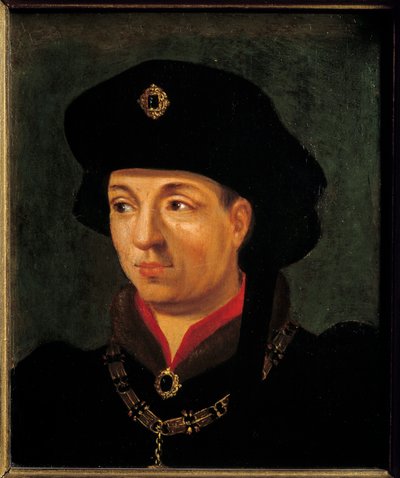 Portrait of Philippe the Good, Duke of Burgundy (1396-1463) Painting of the French School. 16th century Sun. 0,2x0,15 m versailles, museum of the chateau بواسطة المدرسة الفرنسية
