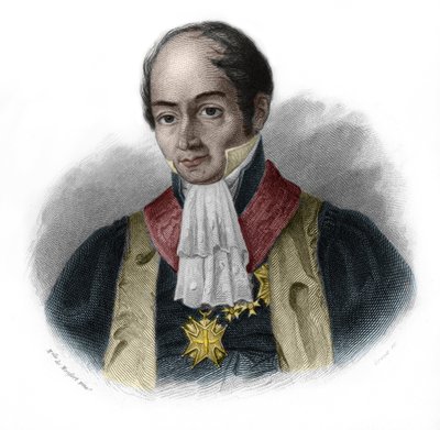صورة لبيير فرانسوا هرقل (بيير فرانسوا هرقل) ، كونت سيري (1776-1824) ، سياسي فرنسي. في فيلم "FREE OF SPEAKERS" بقلم لويس دي كورمينين تيمون. 1842. مجموعة خاصة. بواسطة المدرسة الفرنسية